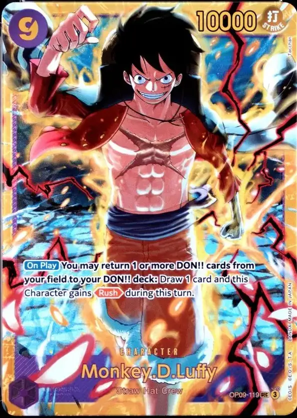 PSA 10 Luffy OP09-119 SEC